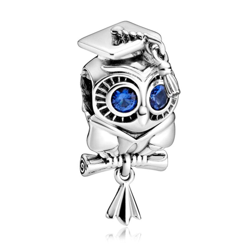 Wise Graduation Owl Charm